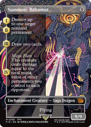 Summon: Bahamut (Borderless) [FINAL FANTASY]