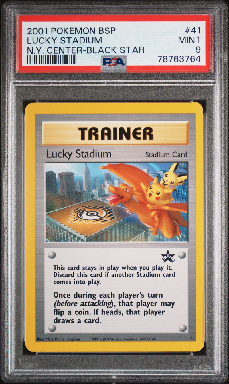Lucky Stadium 41 Wizards Black Star Promo PSA 9 78763764