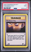 The Boss's Way 73/82 Team Rocket 1 Edition PSA 9 98584388