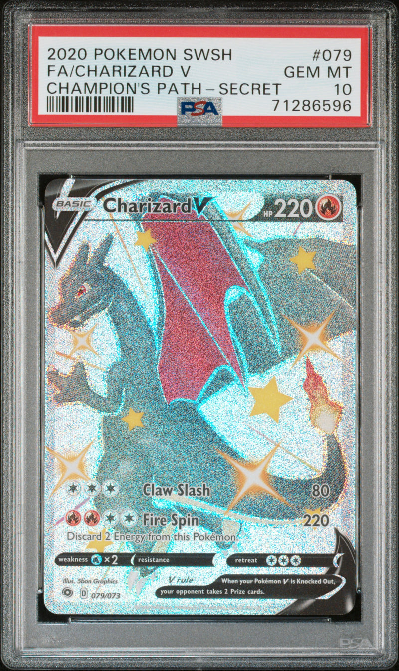 Charizard V 079/073 Champions Path PSA 10 71286596