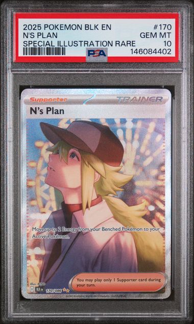 N's Plan 170/086 Black Bolt Special Illustration Rare PSA 10 146084402