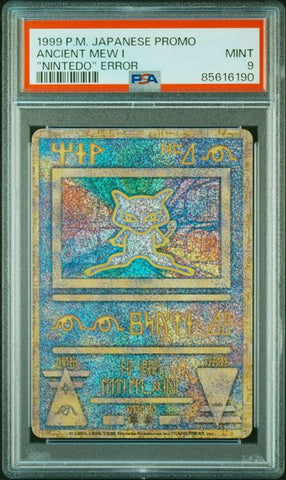 Ancient Mew Japanese "Nintendo" Error PSA 9 85616190