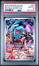 Team Rocket's Wobbuffet (203) Black Star Promo PSA 10 145012185