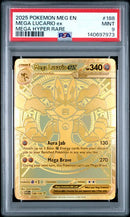 Mega Lucario ex 188/132 Mega Evolutions PSA 9 140697973