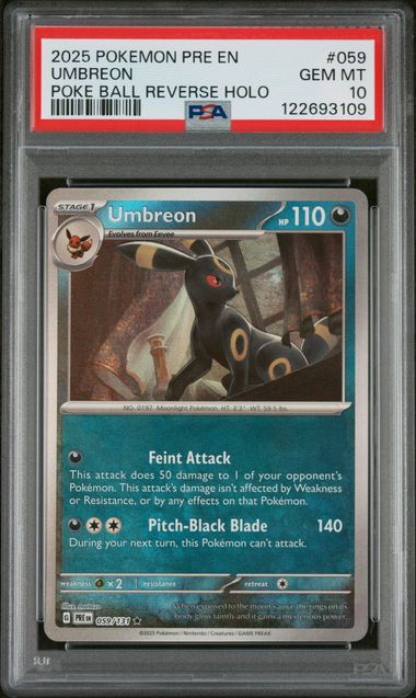 Umbreon Poke Ball 059/131 Prismatic Evolutions PSA 10 122693109