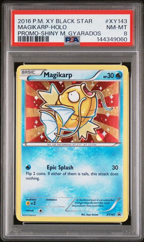 Magikarp XY143 Black Star Promo PSA 8 144349060