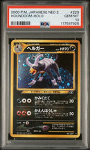 Houndoom - Holo (229) JPN Neo 2 PSA 10 117597926