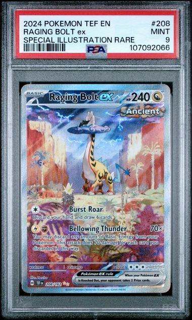 Raging Bolt ex 208/162 Temporal Forces Special Illustration Rare PSA 10 107092066