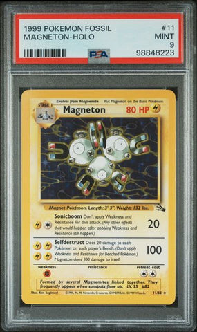 Magneton 11/62 Fossil PSA 9 98848223
