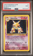 Alakazam 1/130 Base Set 2 PSA 9 96528259