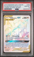 Arceus & Dialga & Palkia GX 258/236 Cosmic Eclipse Tag Team PSA 10 88665520
