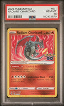 Radiant Charizard 011/078 Pokemon Go PSA 10 100372870