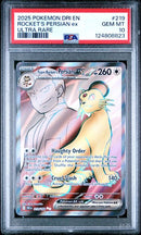 Team Rocket's Persian ex 219/182 Destined Rivals PSA 10 124808823