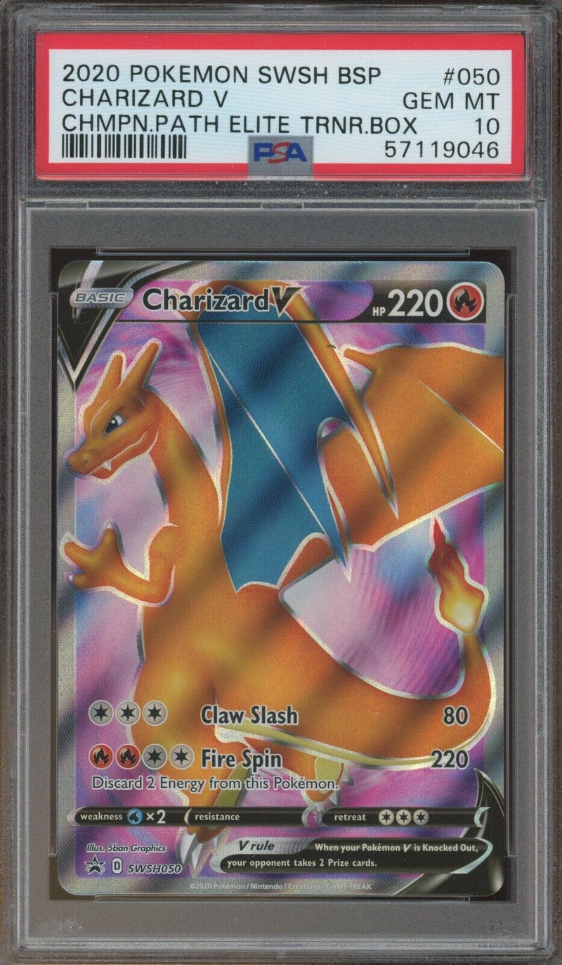 Charizard V SWSH050 Champion's Path Promo PSA 10 56549367