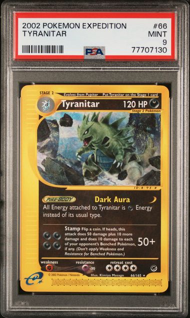 Tyranitar 66/165 Expedition PSA 9 77707130