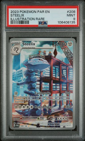 Steelix 208/182 Paradox Rift PSA 9 106408135
