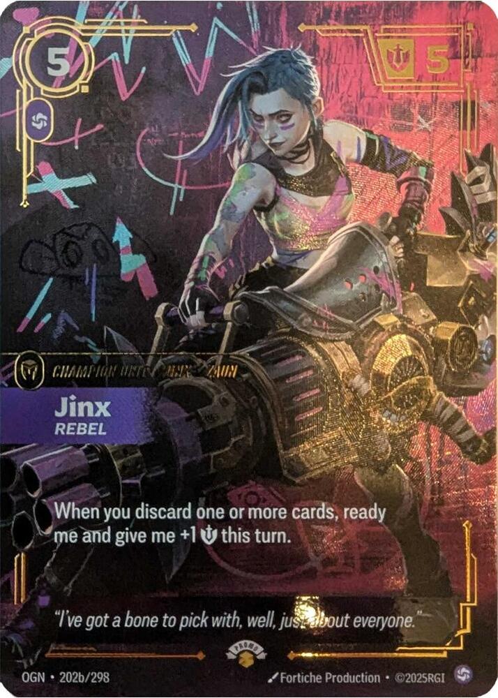 Jinx - Rebel (Promo) 202b/298 RFTB1