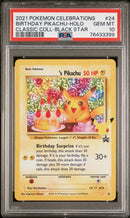 Birthday Pikachu 24 Celebrations Classic Collection PSA 10 76433399