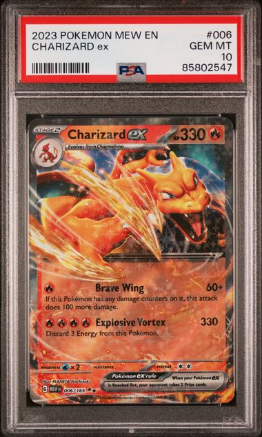 Charizard ex 006/165 S&V: 151 PSA 10 85802547