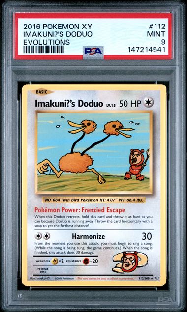 Imakuni?'s Doduo 112/108 XY Evolutions PSA 9 147214541