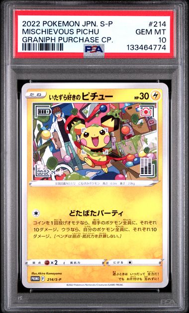 Mischevious Pichu Promo (214) PSA 10 133464774