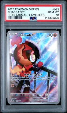 Charcadet (022) Black Star Promo PSA 10 146339325