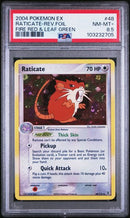 Raticate 48/112 EX Fire Red & Leaf Green Reverse Holo PSA 8.5 116220129