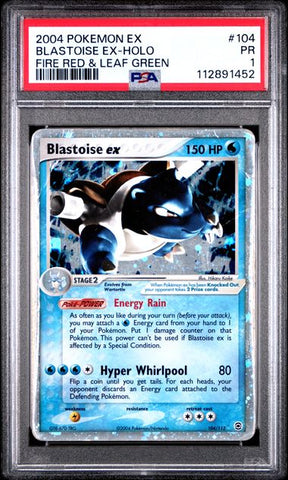 Blastoise ex 104/112 Fire Red & Leaf Green PSA 1 112891452
