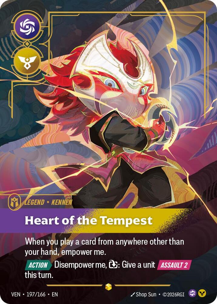 Kennen - Heart of the Tempest (Overnumbered) 197/166 RFTB4