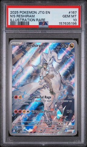 N's Reshiram 167/159 Journey Together PSA 10 157635196