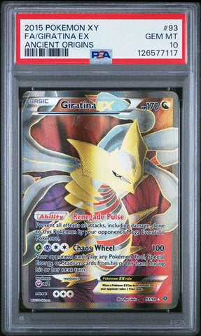 Giratina EX 93/98 Ancient Origins PSA 10 126577117