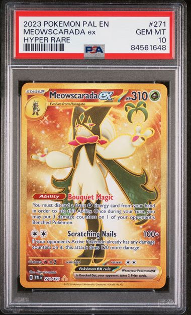Meowscarada ex 271/193 Paldea Evolved PSA 10 84561648