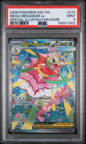 Mega Meganium ex 272/217 Ascended Heroes PSA 9 156811062