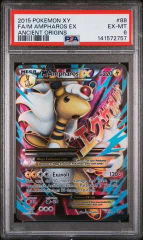 M Ampharos EX 88/98 XY: Ancient Origins PSA 6 141572757