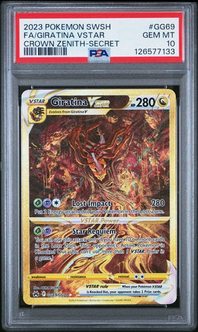 Giratina VSTAR GG69/GG70 Crown Zenith PSA 10 126577133