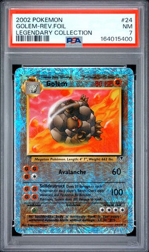 Golem 24/110 Legendary Collection Reverse Holo PSA 7 164015400