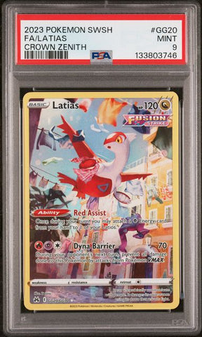 Latias GG20/GG70 Crown Zenith PSA 9 133803746