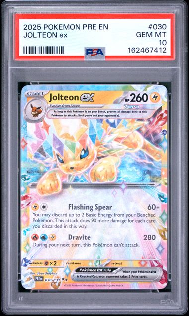Jolteon EX Prismatic Evolutions (30/131) PSA 10 162467412