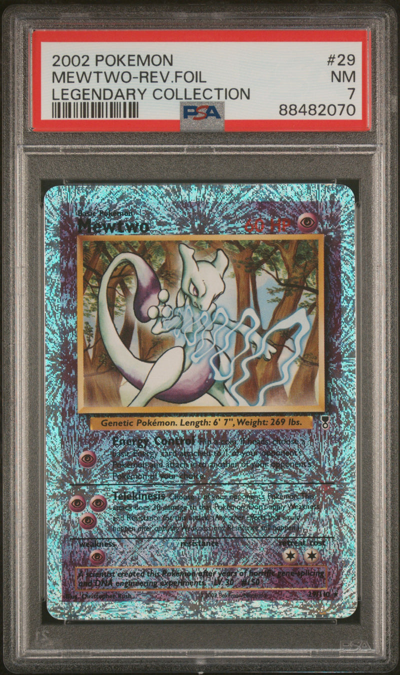 Reverse Mewtwo 29/110 Legendary Collection PSA 7 88482070