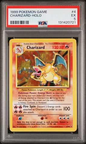 Charizard - Holo 4/102 Base Set PSA 5 131420721