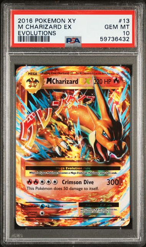 M Charizard EX 13/108 XY Evolutions PSA 10 59736432
