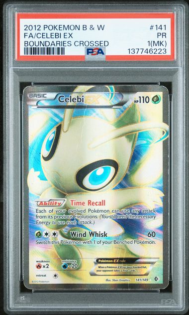 Celebi EX 141/149 Boundaries Crossed PSA 1 (Marked) 137746223