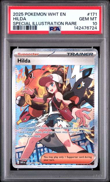 Hilda 171/086 White Flare PSA 10 142476724
