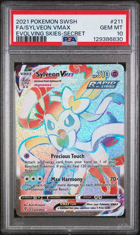 Sylveon VMAX 211/203 Evolving Skies PSA 10 129386830