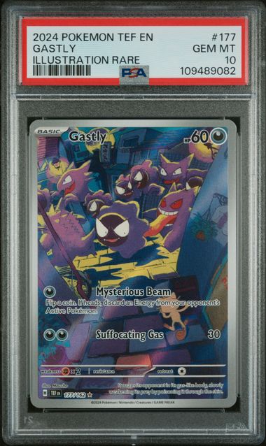 Gastly 177/162 Temporal Forces PSA 10 109489082