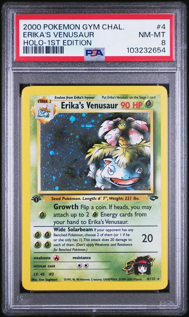 Erika's Venusaur 4/132 Gym Challenge 1 Edition PSA 8 103232654