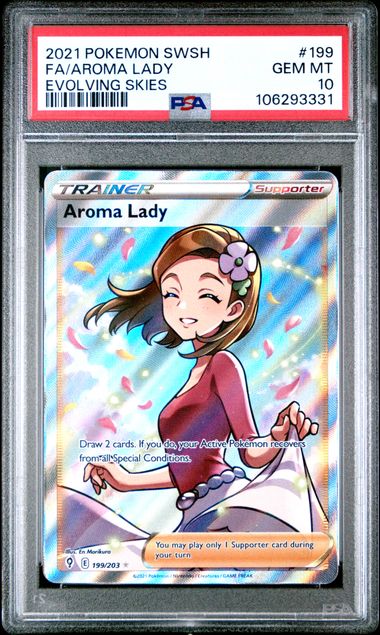 Aroma Lady 199/203 Evolving Skies PSA 10 106293331