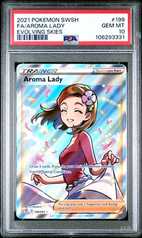 Aroma Lady 199/203 Evolving Skies PSA 10 106293331