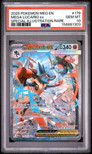 Mega Lucario ex 179/132 Mega Evolution PSA 10 156881303