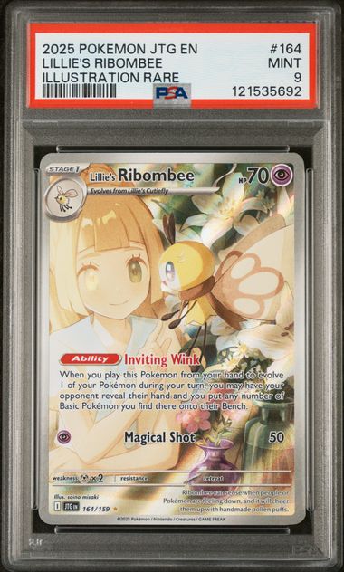 Lillie's Ribombee 164/159 Journey Together PSA 9 121535692